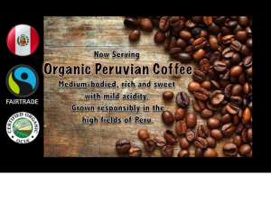 Organic Peruvian Coffee